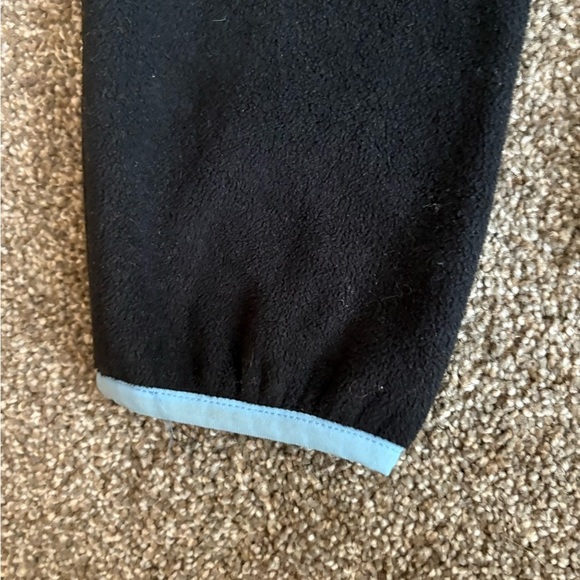 Tna Sno Polar ½ Zip Sweater in black with blue trim small - Picture 7 of 14